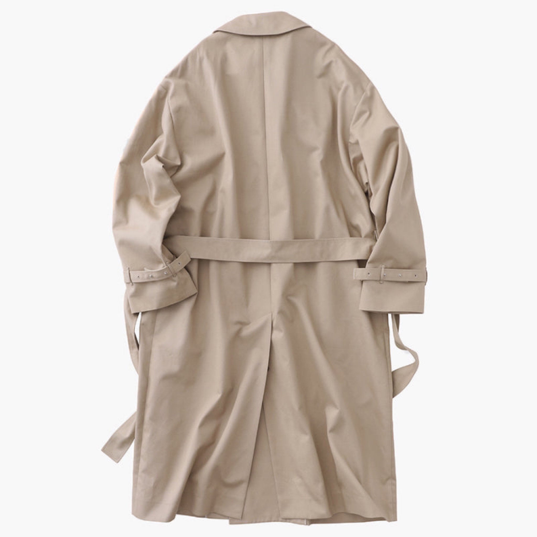 ATON(エイトン)-WEST POINT OVERSIZE TRENCH COAT -Amanojak.