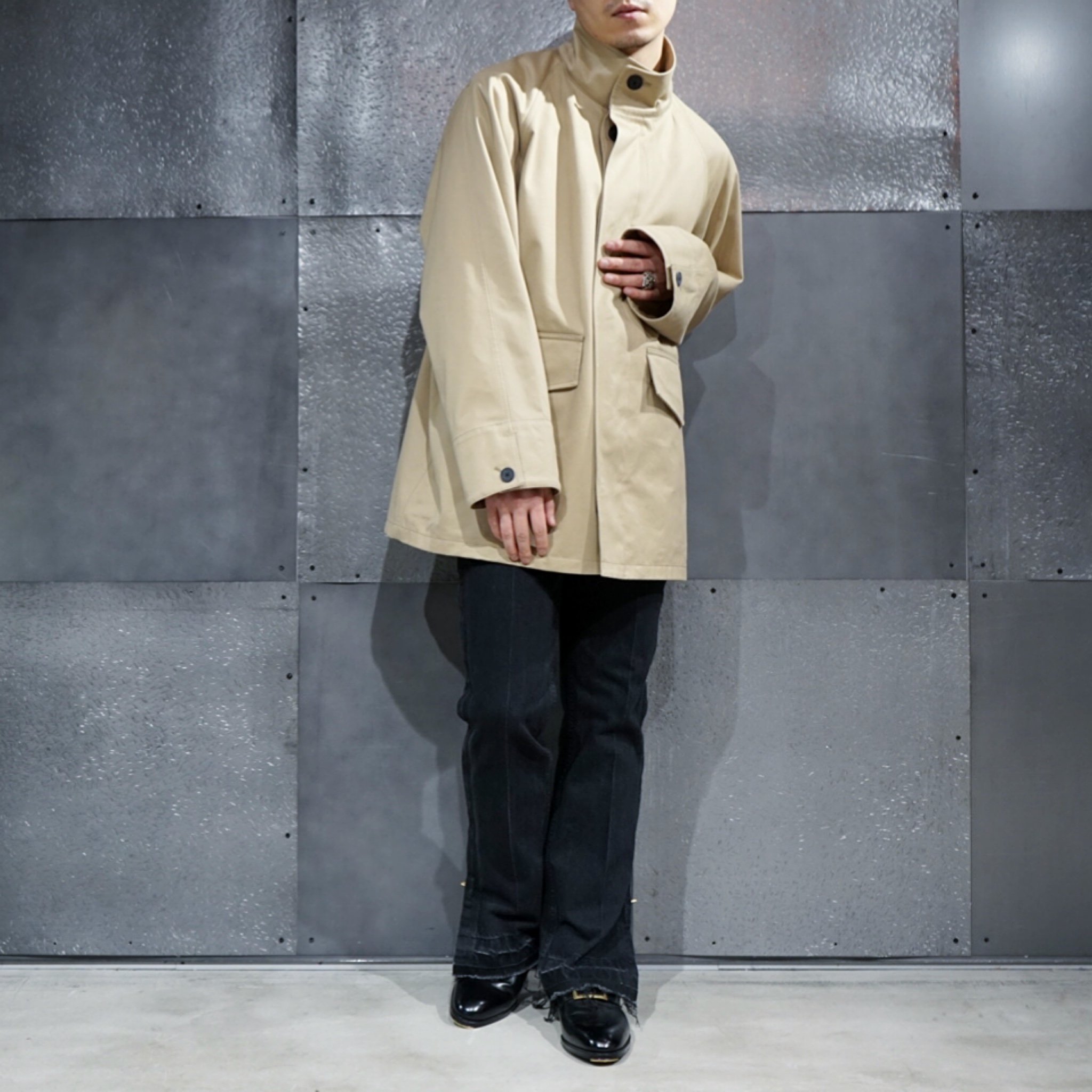ATON(エイトン)-WEST POINT STAND FIELD COAT -Amanojak.