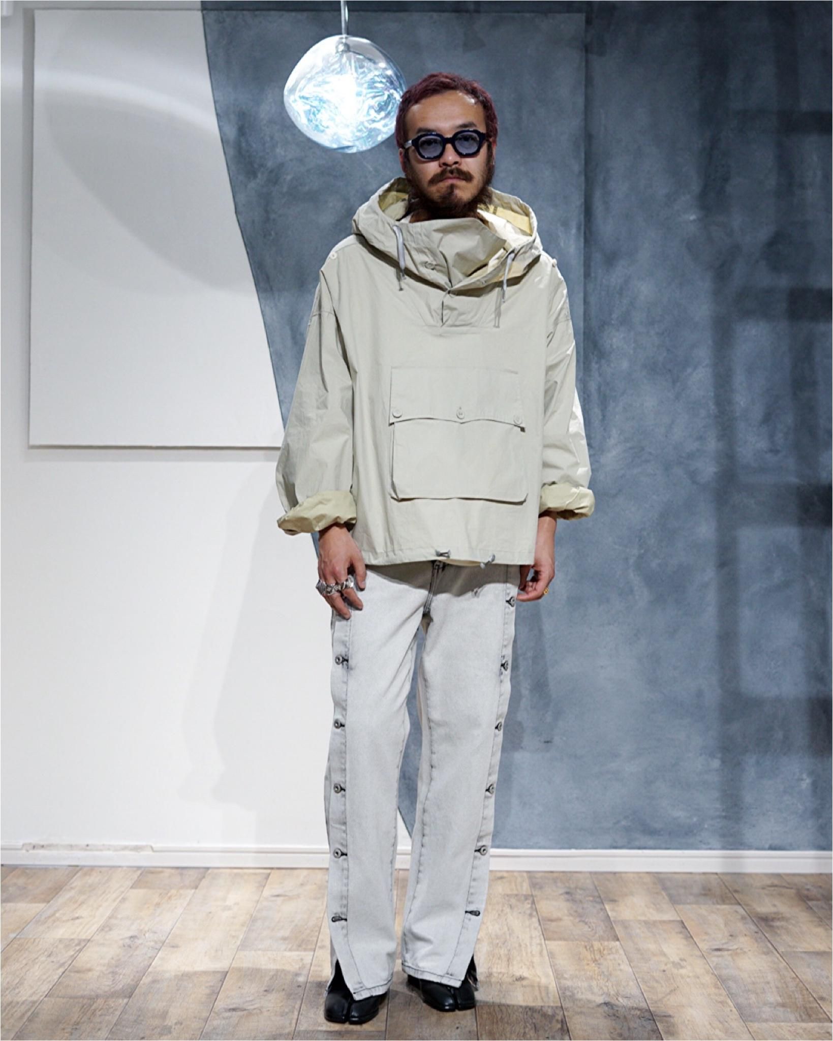 Maison Margiela(メゾンマルジェラ)-ペーパーライク アノラックパーカー-Amanojak.