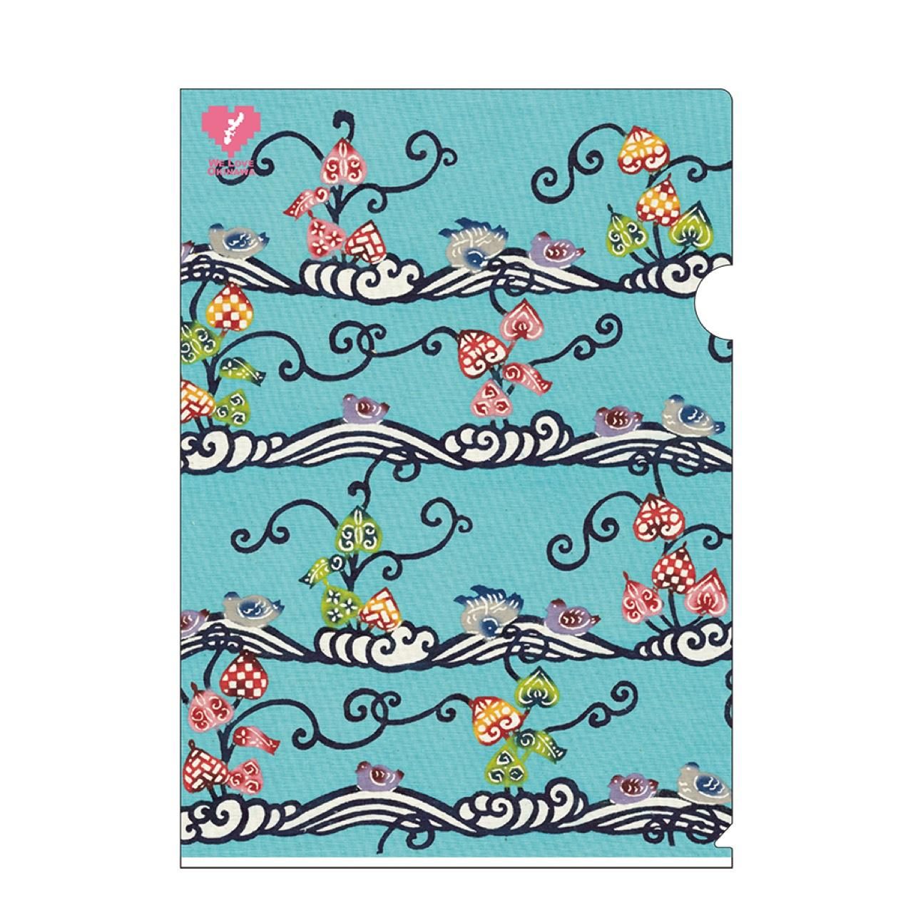 A4クリアファイル 紅型シリーズ - プラザハウス