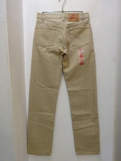 90s made in USA cream beige levis501