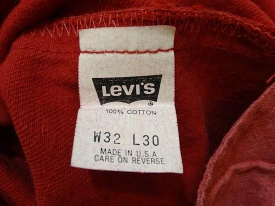 1985年製 デッドストック Levi's リーバイス501 REDLINE
