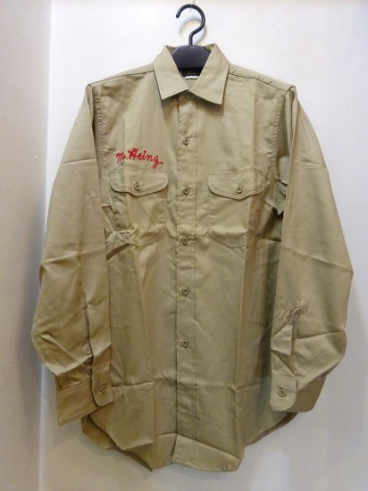 50年代製Lee コットンツイル ワークシャツ デッドストック 渋谷の古着 