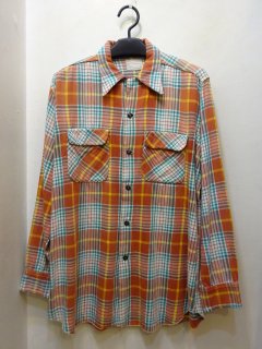 50's Town Grove Heavy Flannel Open Collar Shirts