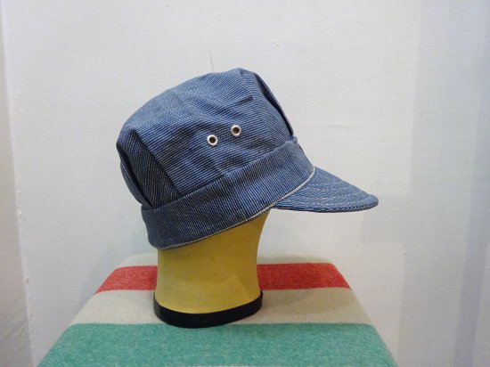 vintage 50s 40s カーハート Carhartt ヒッコリー 帽子 - 帽子