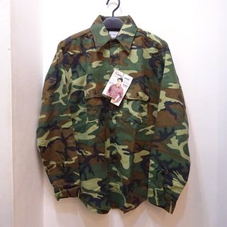 Dead Stock 80's Five Brothers Woodland Camo Work Shirts
