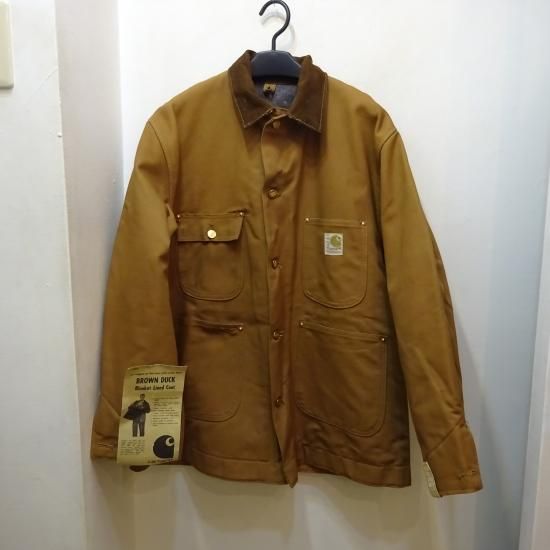 デッド 70年代製 Carhartt ブラウンダック カバーオール 