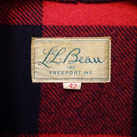 年代製 L.L.Bean バッファローチェック ウールジャケット