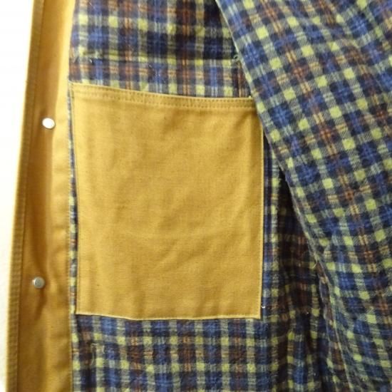 60年代製 ヘラクレス ブラウンダック カバーオール ブランケット裏地