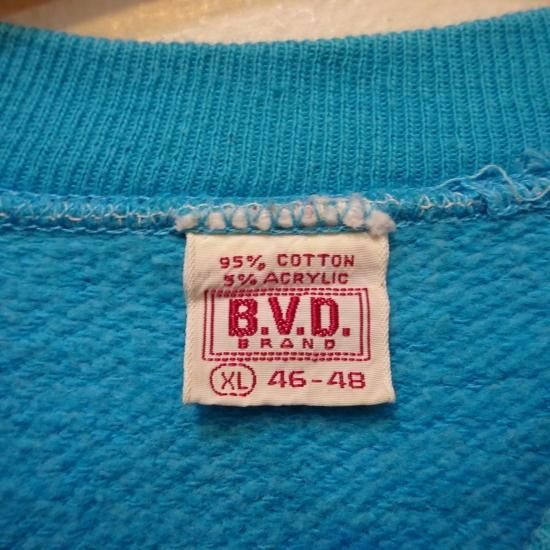 60年代製 B.V.D 半袖スウェットシャツ