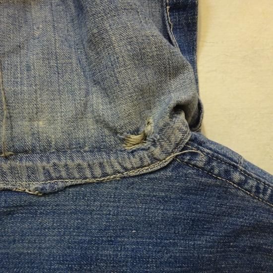 20～30年代製 U.S.NAVY プルオーバー デニム セーラーシャツ