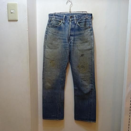 40年代 LEVI'S 501XX 47モデル 片面タブ レザーパッチ W30.5 