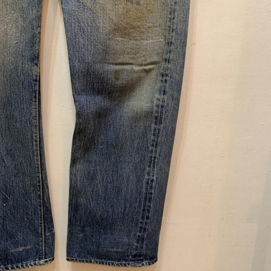 40年代 LEVI'S 501XX 47モデル 片面タブ レザーパッチ W30.5