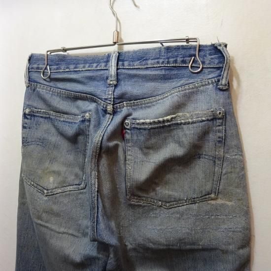 40年代 LEVI'S 501XX 47モデル 片面タブ レザーパッチ W30.5 40年代 LEVI'S 501XX 47モデル 片面タブ レザーパッチ W30.5