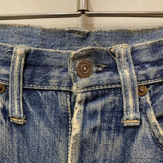 40年代 LEVI'S 501XX 47モデル 片面タブ レザーパッチ W30.5 40年代 LEVI'S 501XX 47モデル 片面タブ レザーパッチ W30.5
