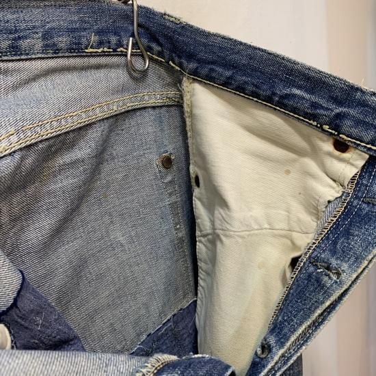 40年代 LEVI'S 501XX 47モデル 片面タブ レザーパッチ W30.5 40年代 LEVI'S 501XX 47モデル 片面タブ レザーパッチ W30.5