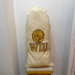 50's Western Illinois University Canvas Laundry Bag