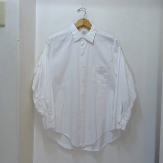 50's TRUVAL White Cotton Poplin Shirts 