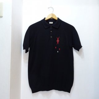 60's Colfax Black Banlon Polo Shirts size L ɽ