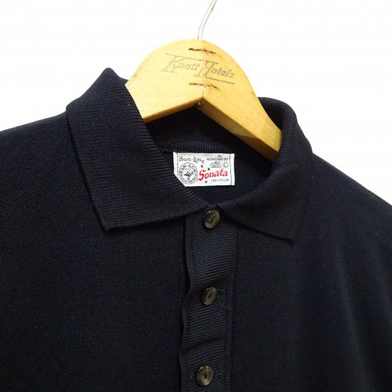 60年代製 コルファックス ブラック単色 バンロン ポロシャツ 