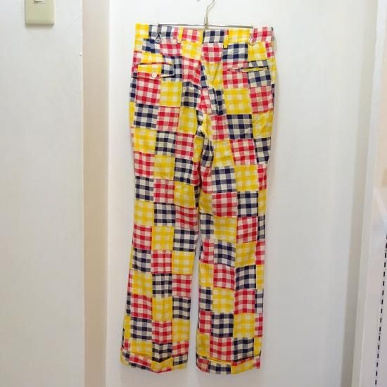 ♥70sパッチワーク70sVintageパッチワークサロペットパンツ♥ ♥70sパッチワーク70sVintageパッチワークサロペットパンツ
