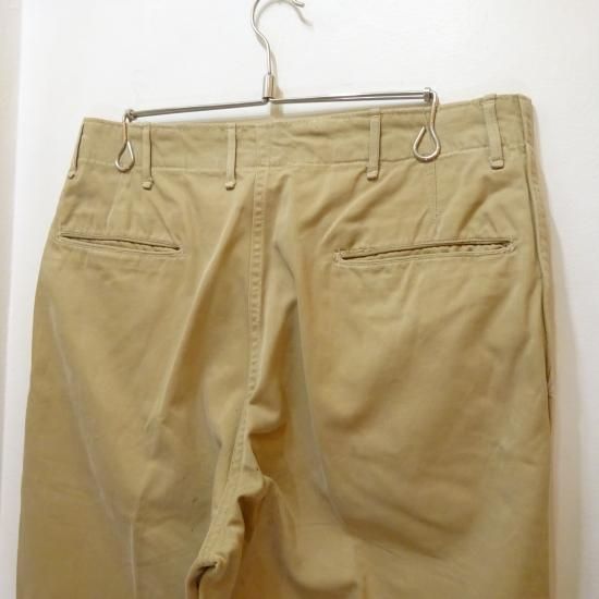 40年代製 U.S.ARMY M-45 チノパンツ W34 L31|ヴィンテージストア 40年代製 U.S.ARMY M-45 チノパンツ W34 L31|ヴィンテージストア
