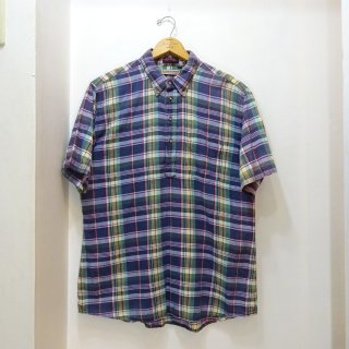 80's Norman Shirtsmakers ǥޥɥ饹 ץ륪Сܥ󥷥 size XL