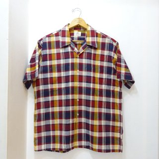 60's DONEGAL Cotton Open Collar Shirts size L