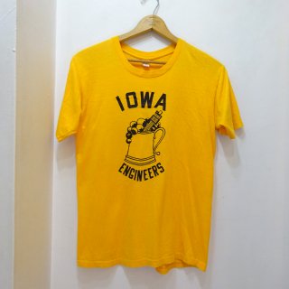 60's RUSSELL IOWA University Engineers T-Shirts size XL