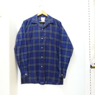 60's Towncraft Cotton Open Collar Shirts size ML 
