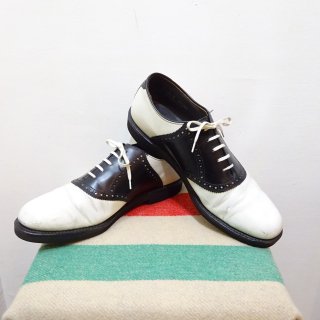 80's Walk Over 2-Tone Saddle Shoes size 10 1/2 D
