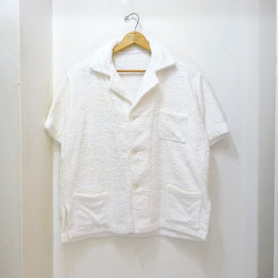 60年代製 Vintage ホワイトパイル ビーチシャツ|ヴィンテージストアGRACE