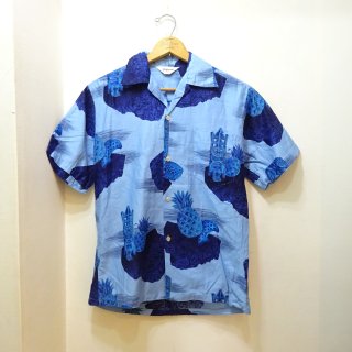60's Tropicana Cotton Hawaiian Shirts size about M