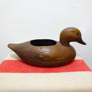 60's/70's Ceramic Mallard Duck Planter Made in Japan