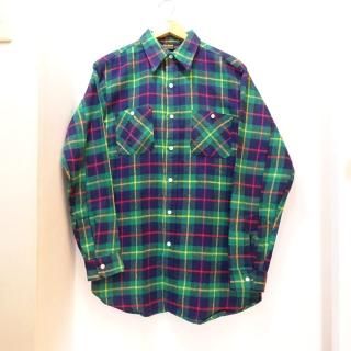 Dead Stock 70's BIG YANK Heavy Flannel Work Shirts size L