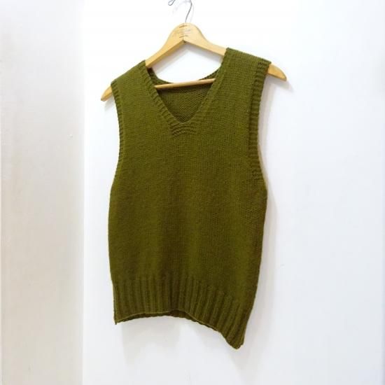 正規取扱店販売店 timewornclothing アットラスト レッドクロスニット