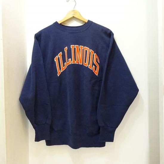 90s Champion ILLINOIS XL リバースウィーブ スウェットChampion