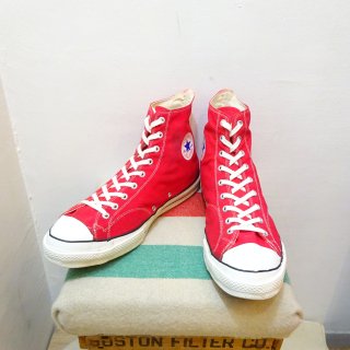 70's Converse Chuck Taylor Hi Red Made in U.S.A size US 15
