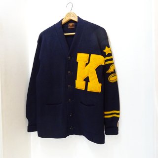 50's Champion Lettered Cardigan Sweater 