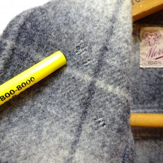 50年代製 Merrill Woolens オンブレーチェック ウールジャケット 50年代製 Merrill Woolens オンブレーチェック ウールジャケット