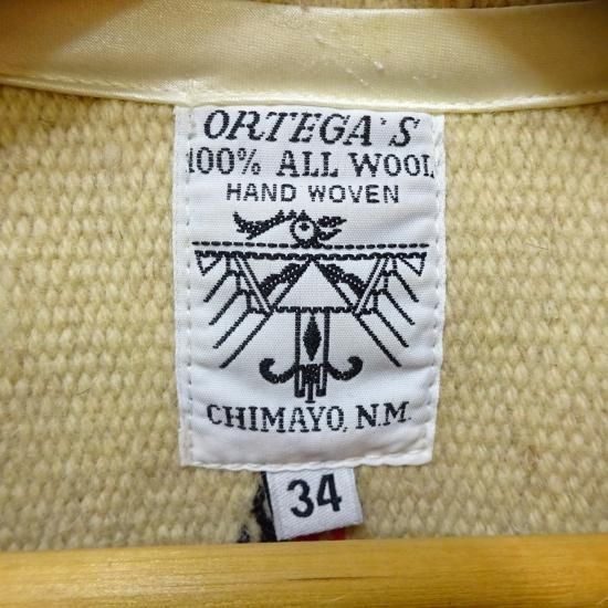 ORTEGA'S 100% ALL WOOL CHIMAYO NM サイズ34