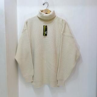 Dead Stock 90's Marshall House Turtle Neck Wool Sweater size XL