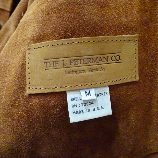 The J. Peterman Company フリンジ ジャケット スウェード