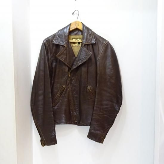 70年代製 Vintage ダブルライダース レザージャケット size about 38 ...