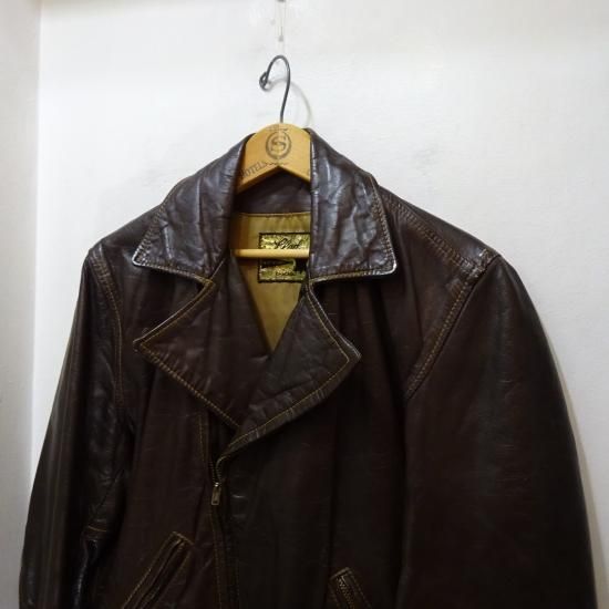 70年代製 Vintage ダブルライダース レザージャケット size about 38