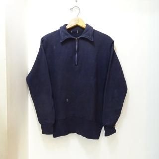 50's Half Zip Sweat Shirts size about M