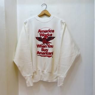 90's Windjammer Reverse Weave Printed Sweat Shirts size M