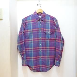 80's Brooks Brothers Madras Cotton B.D Shirts size M