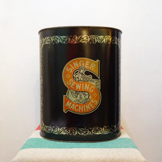 Vintage 80年代製 シンガー ミシン アドバタイジング缶|ヴィンテージ 