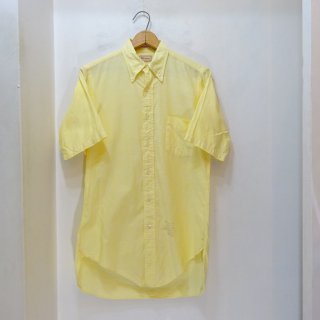 50's Wren Yellow Oxford B.D Shirts size 14 1/2 3点留め マチ付き